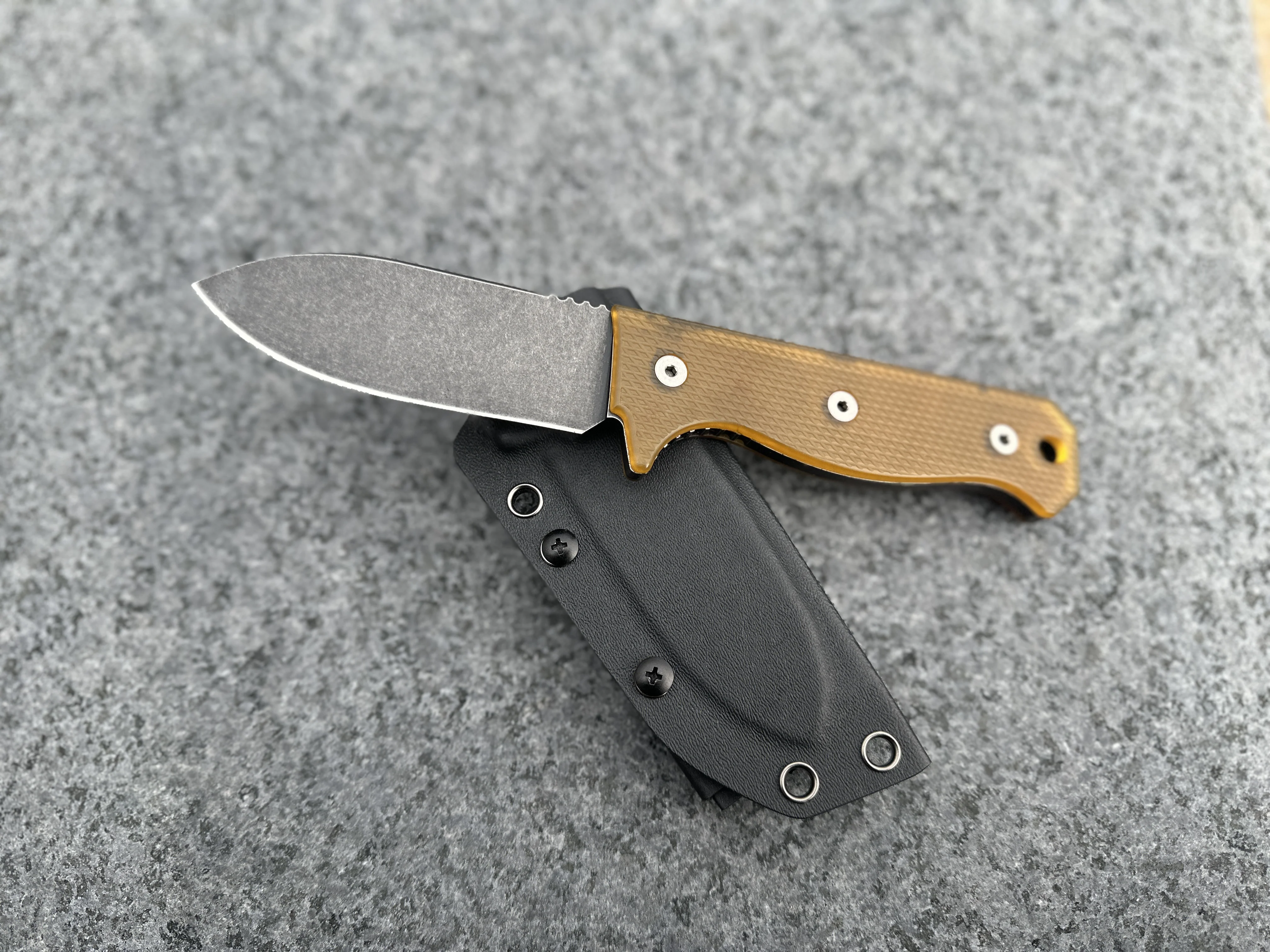 R4A - Ready 4 Action Knife / D2 Fixed Blade ( Ultem® Scales ) 🔥 New Batch 2 🔥 - Image 5