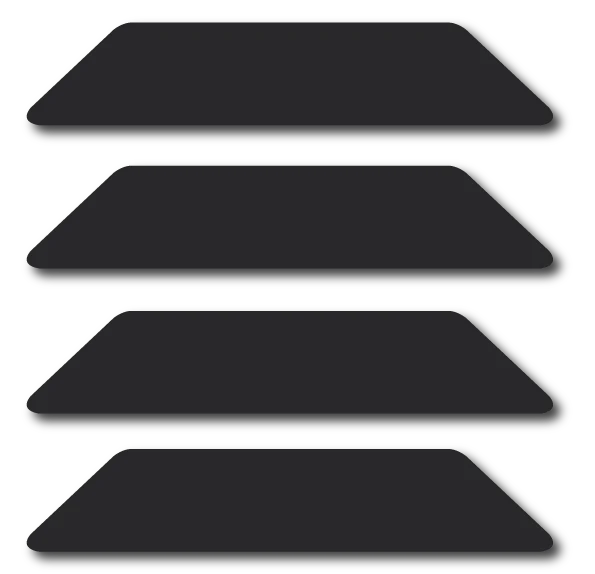 REFLECTIVE BULLARD WILDLAND HELMET STRIPS 4 PACK (MULTIPLE COLORS) - Image 4