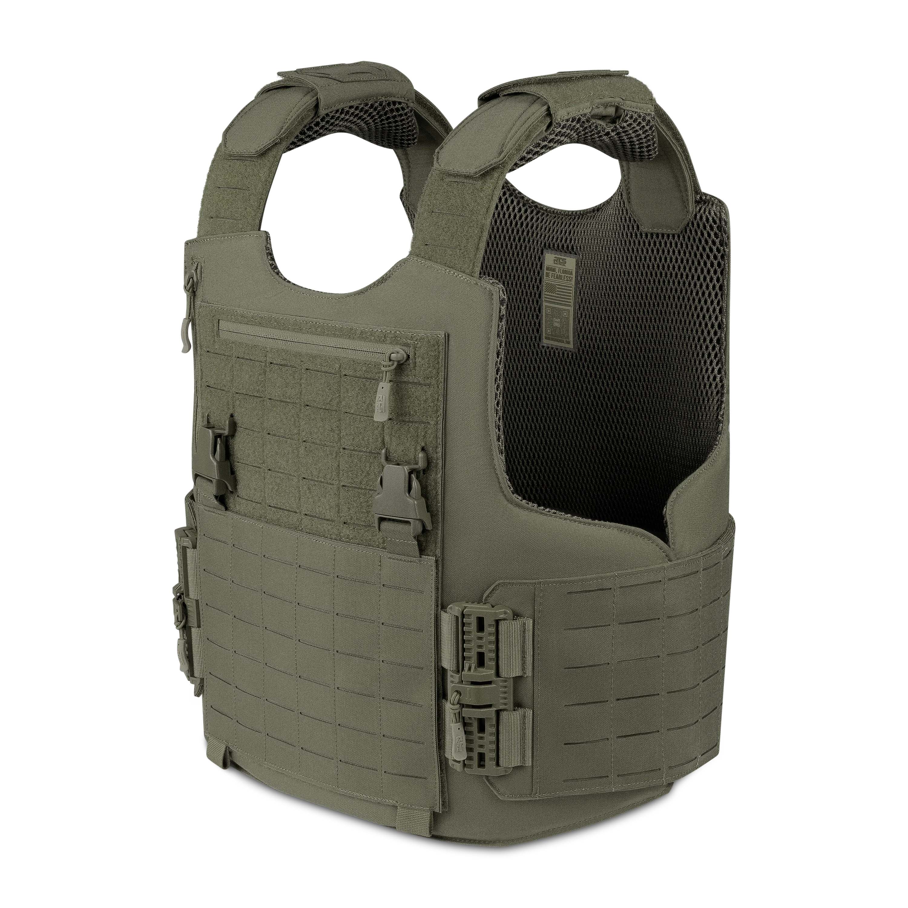 RTS Tactical RICO Special Operations Vest with Commander Level IIIA (HG2) Soft Armor