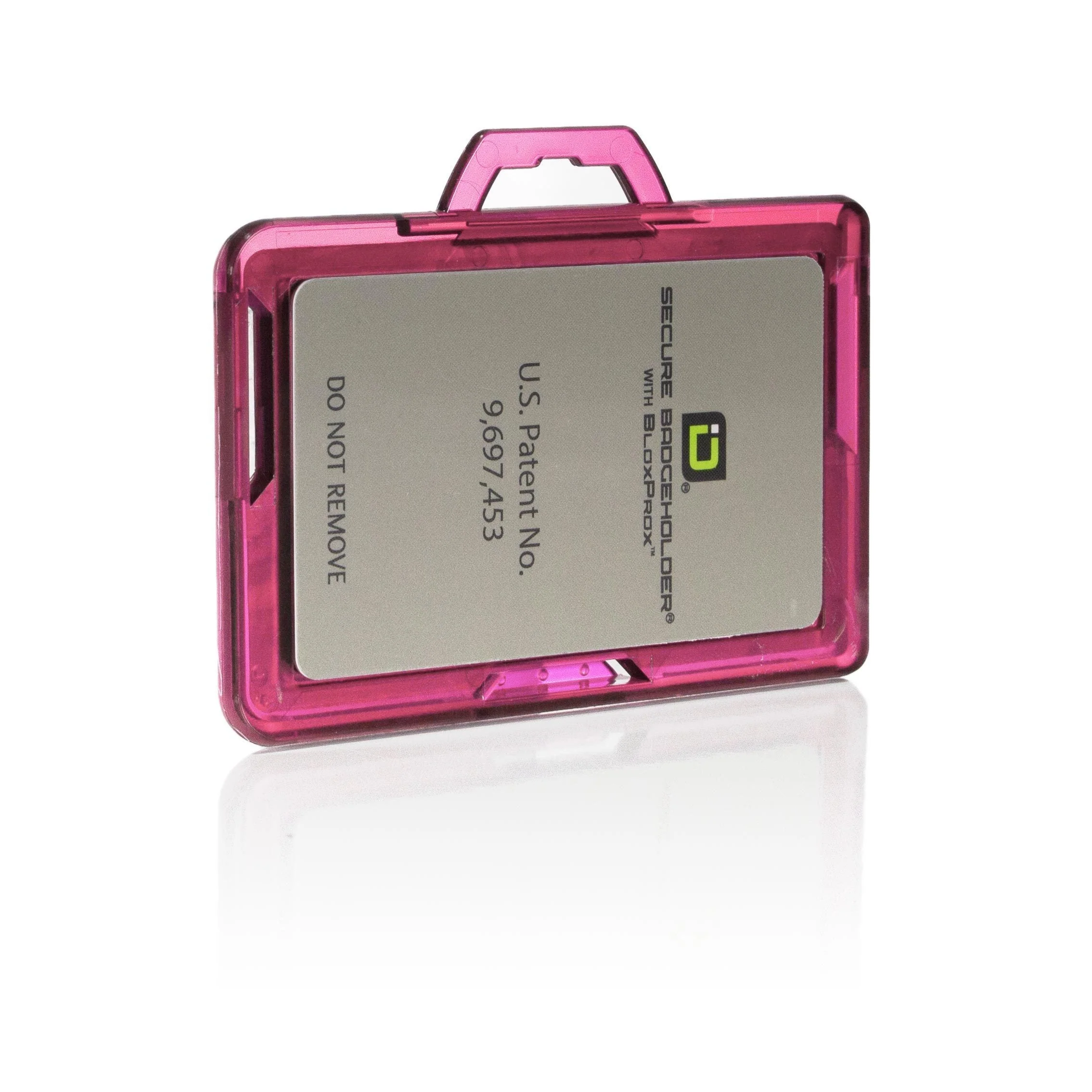 Secure Badge Holder BloxProx ™ Lite LANDSCAPE - Protects 125Khz HID Prox - 1 ID Card Holder - Image 11