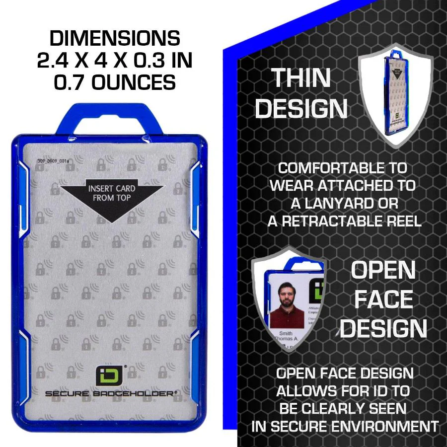 Secure Badge Holder DuoLite ® Vertical 2 ID Card Holder - Image 13
