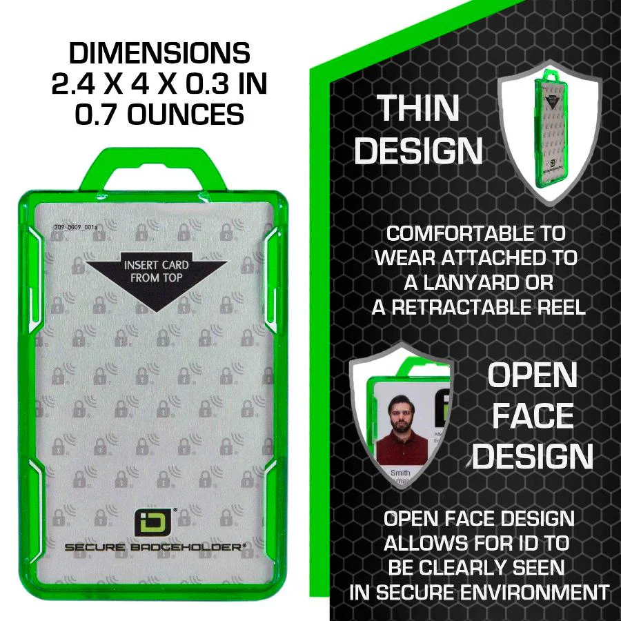 Secure Badge Holder DuoLite ® Vertical 2 ID Card Holder - Image 17