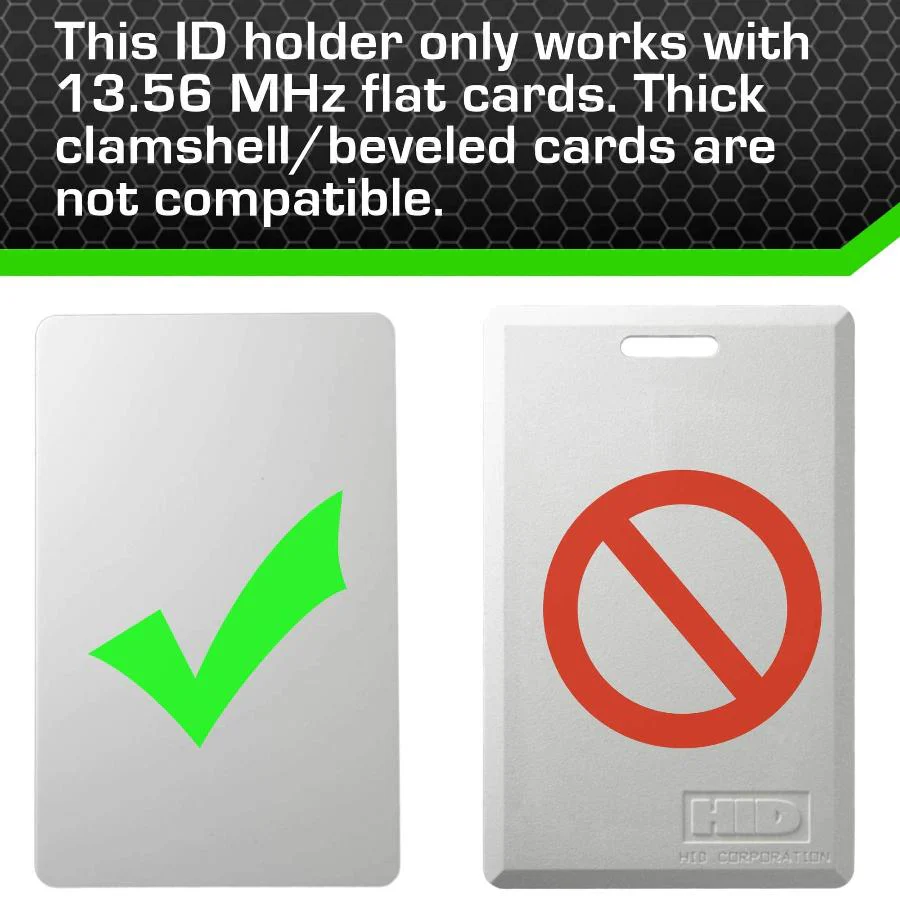 Secure Badge Holder DuoLite ® Vertical 2 ID Card Holder - Image 2