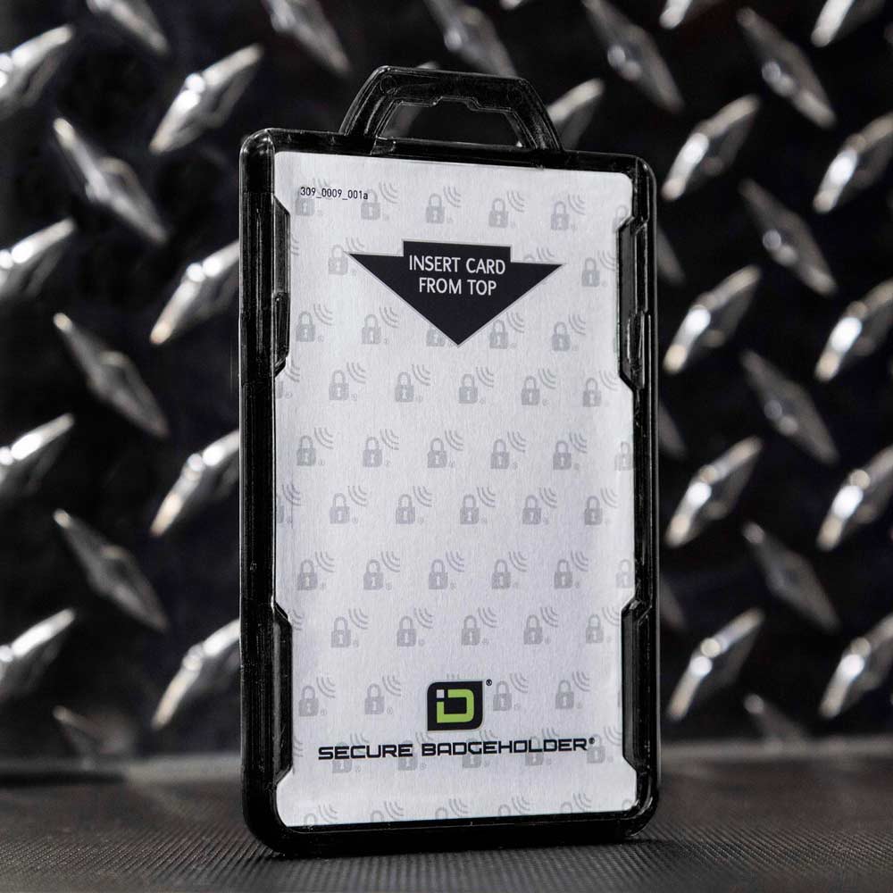 Secure Badge Holder Lite ™ Vertical 1 ID Card Holder - Image 14