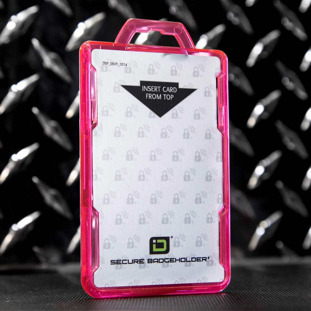 Secure Badge Holder Lite ™ Vertical 1 ID Card Holder - Image 24
