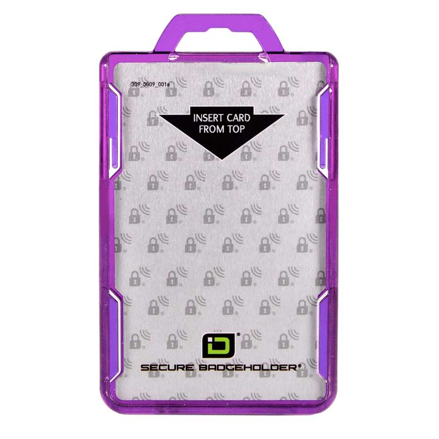 Secure Badge Holder Lite ™ Vertical 1 ID Card Holder - Image 36