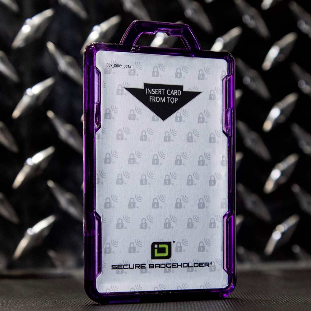 Secure Badge Holder Lite ™ Vertical 1 ID Card Holder - Image 39