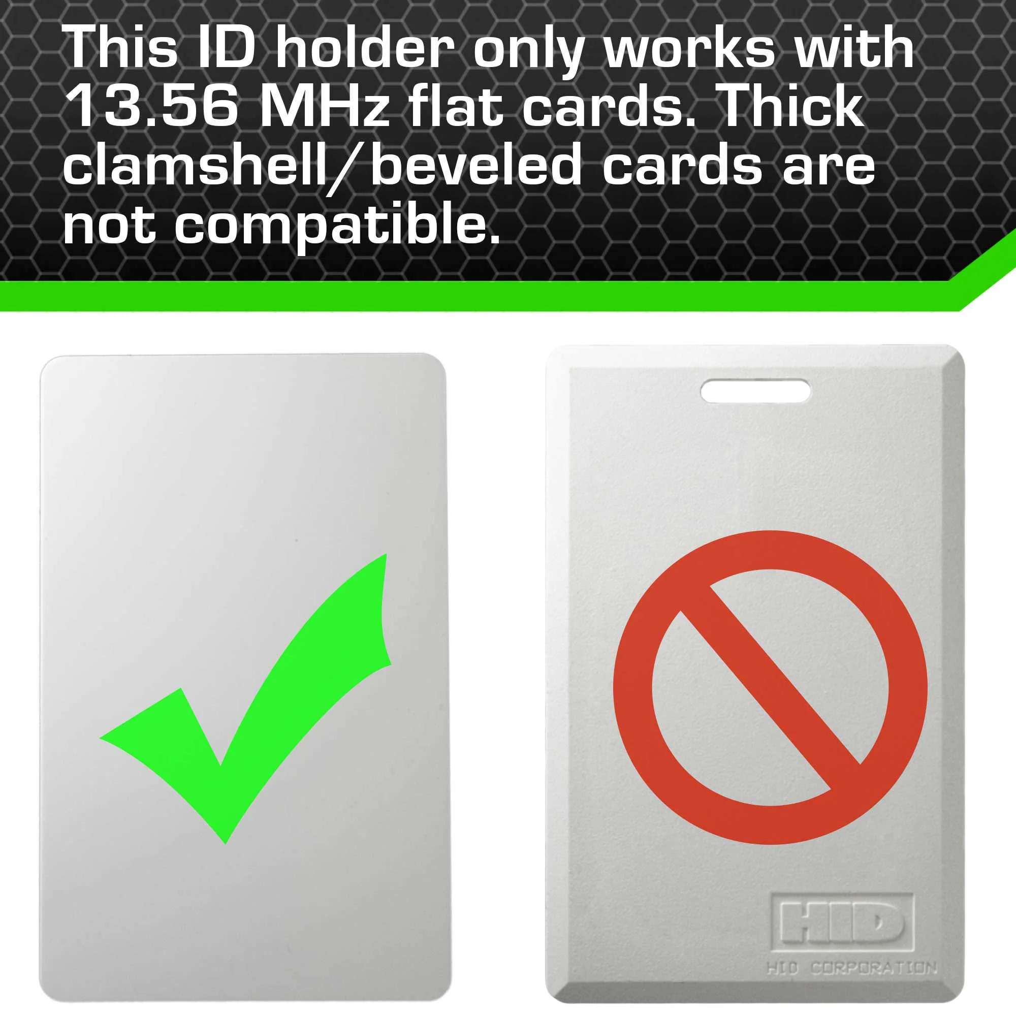 Secure Badge Holder Lite ™ Vertical 1 ID Card Holder - Image 8