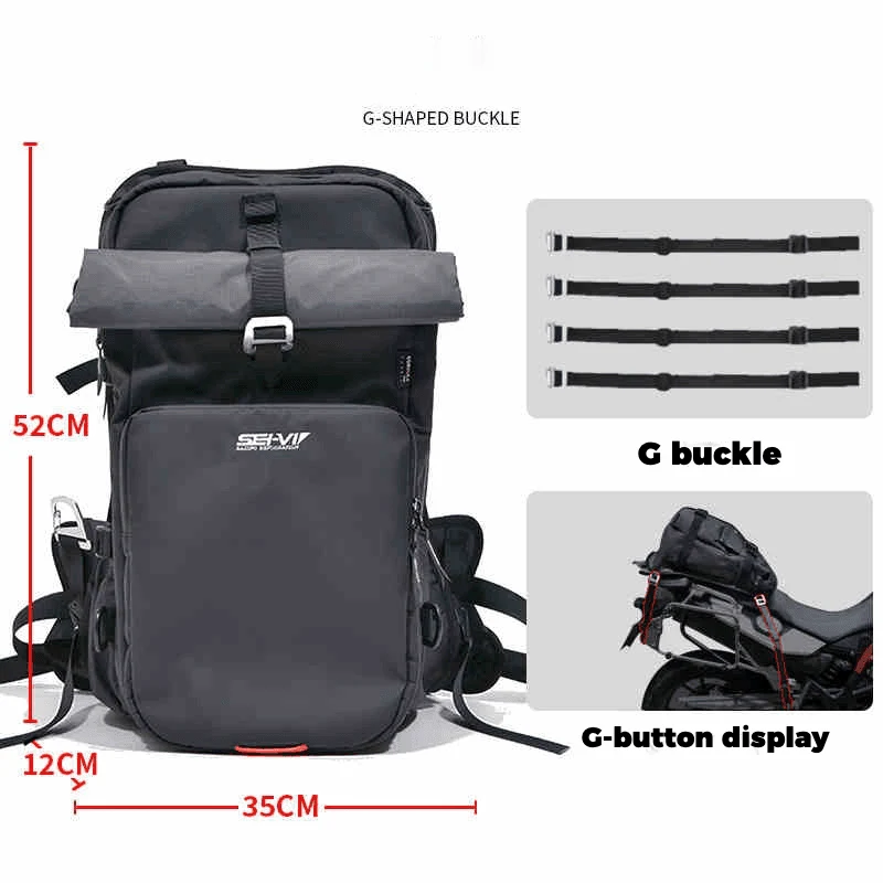 SEIVI™ Motorcycle Touring Tactical Camping Backpack - Image 6