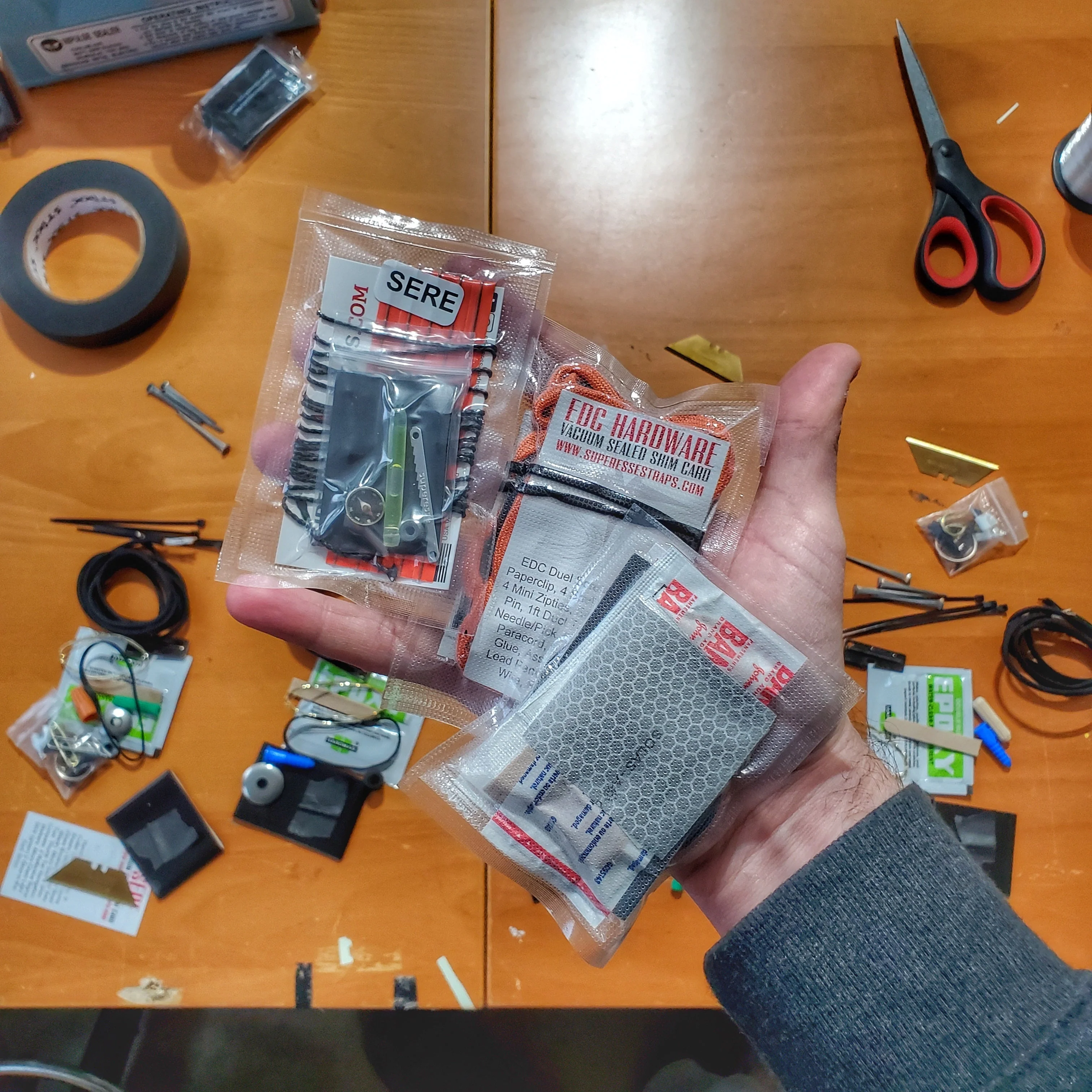 Shim Personal Survival Cards - Wallet Size Vacuum Sealed Survival Packets - Image 16