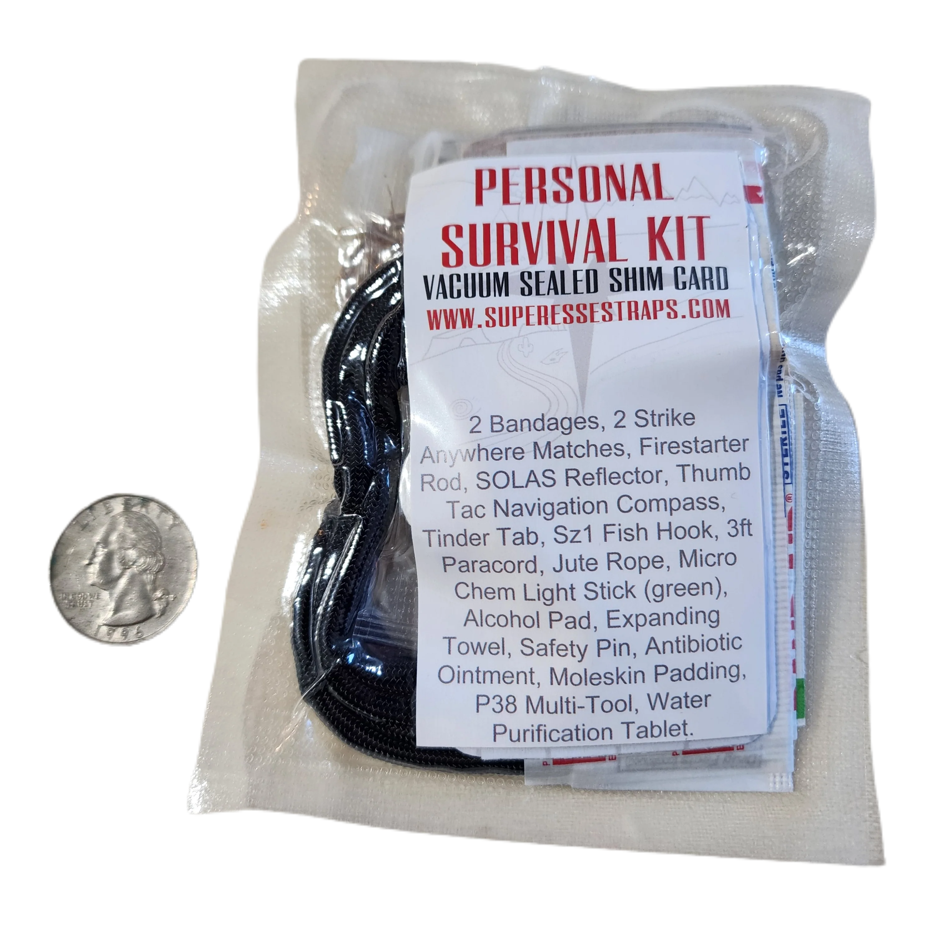 Shim Personal Survival Cards - Wallet Size Vacuum Sealed Survival Packets - Image 56