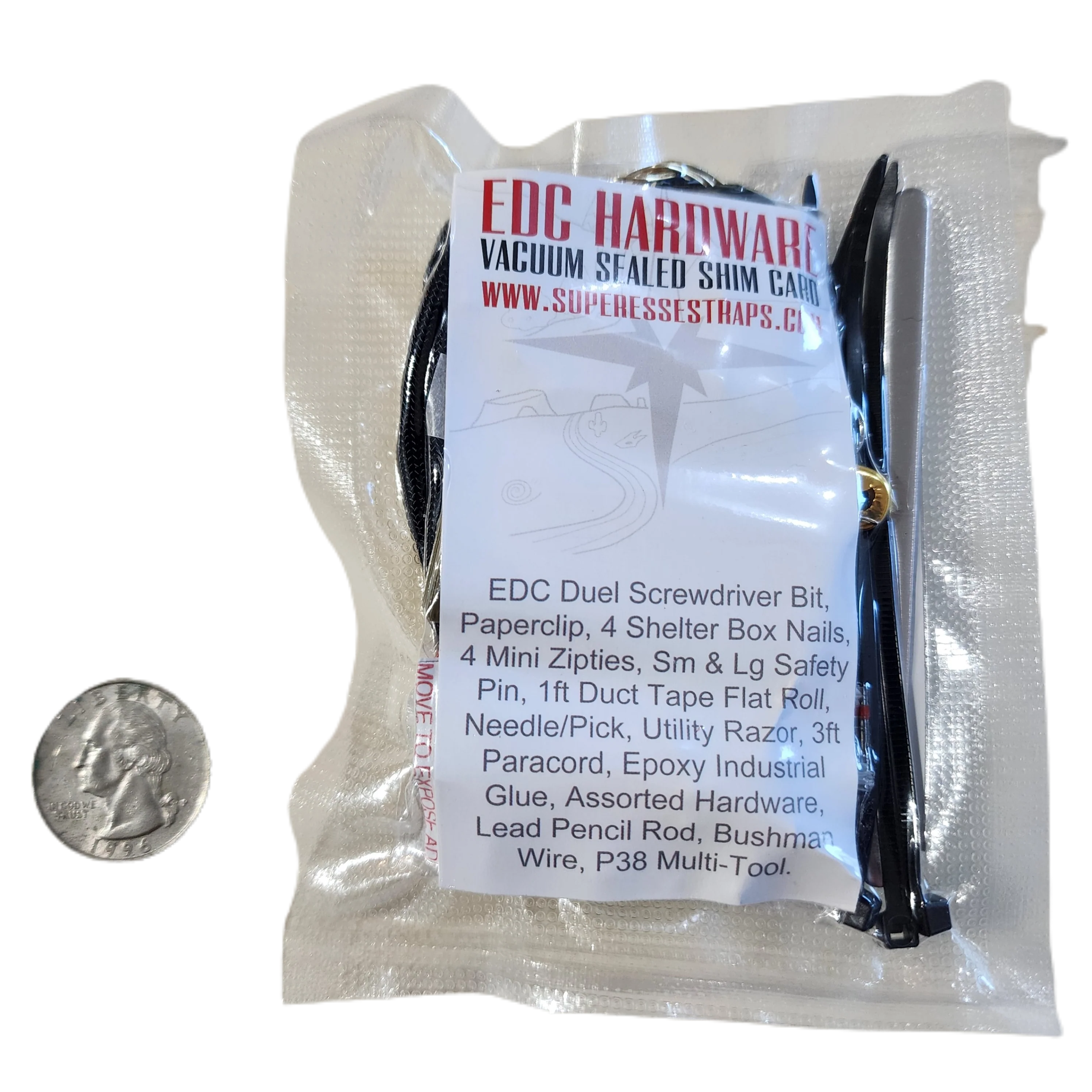 Shim Personal Survival Cards - Wallet Size Vacuum Sealed Survival Packets - Image 57