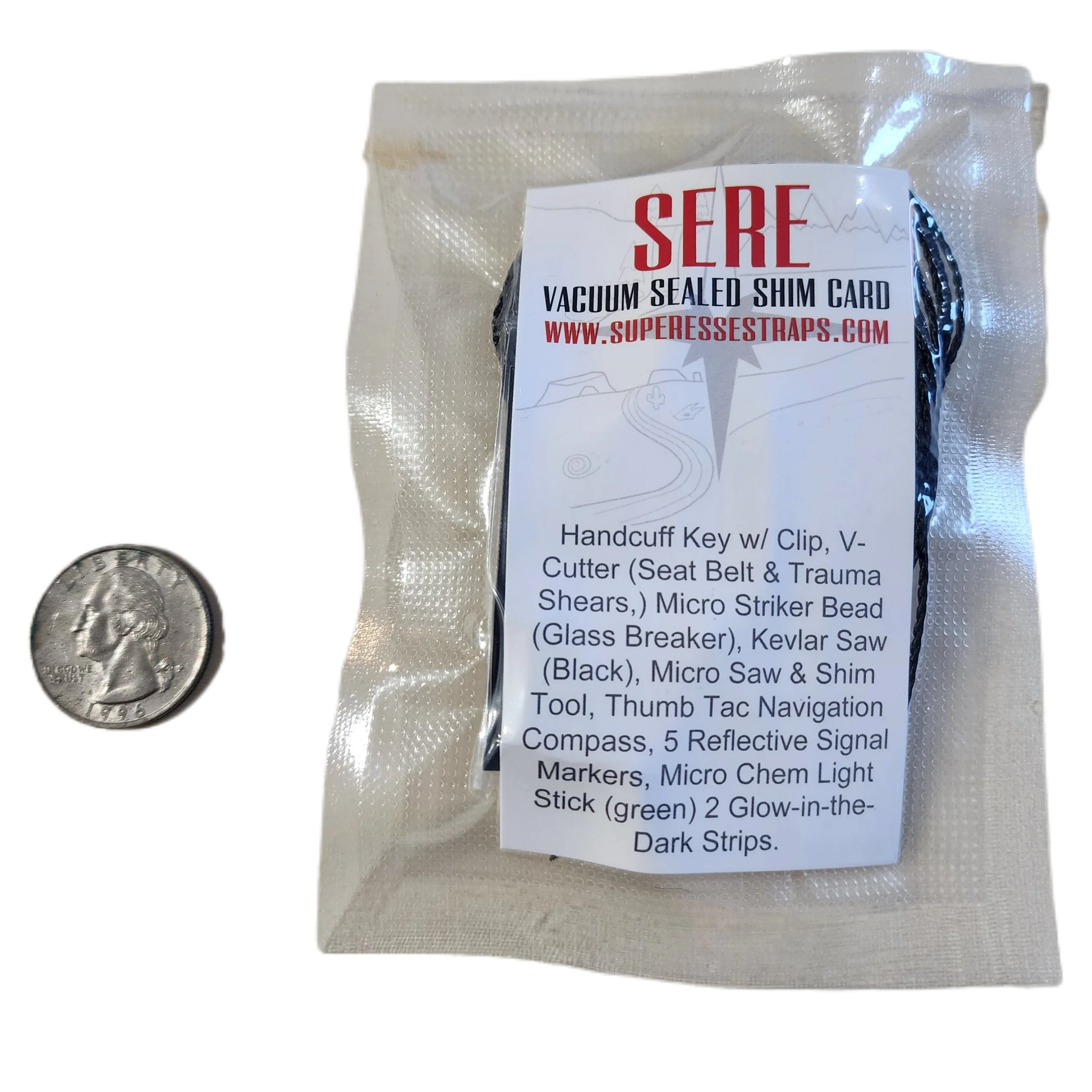 Shim Personal Survival Cards - Wallet Size Vacuum Sealed Survival Packets - Image 59