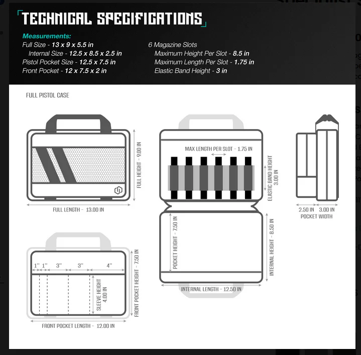 Specialist Series Double Pistol Case - Image 4
