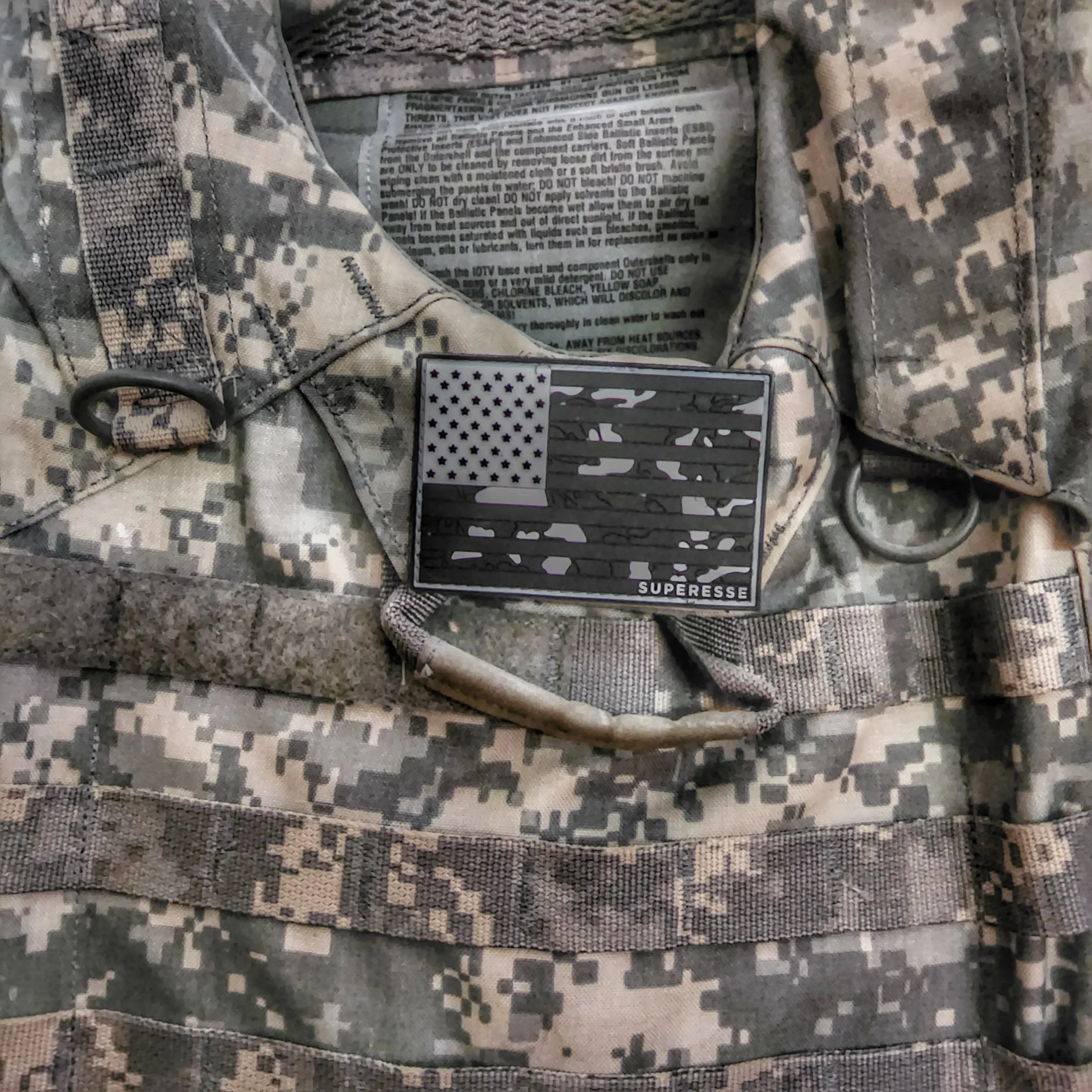 Storage Pocket Patch: Flagged Camo - Image 2