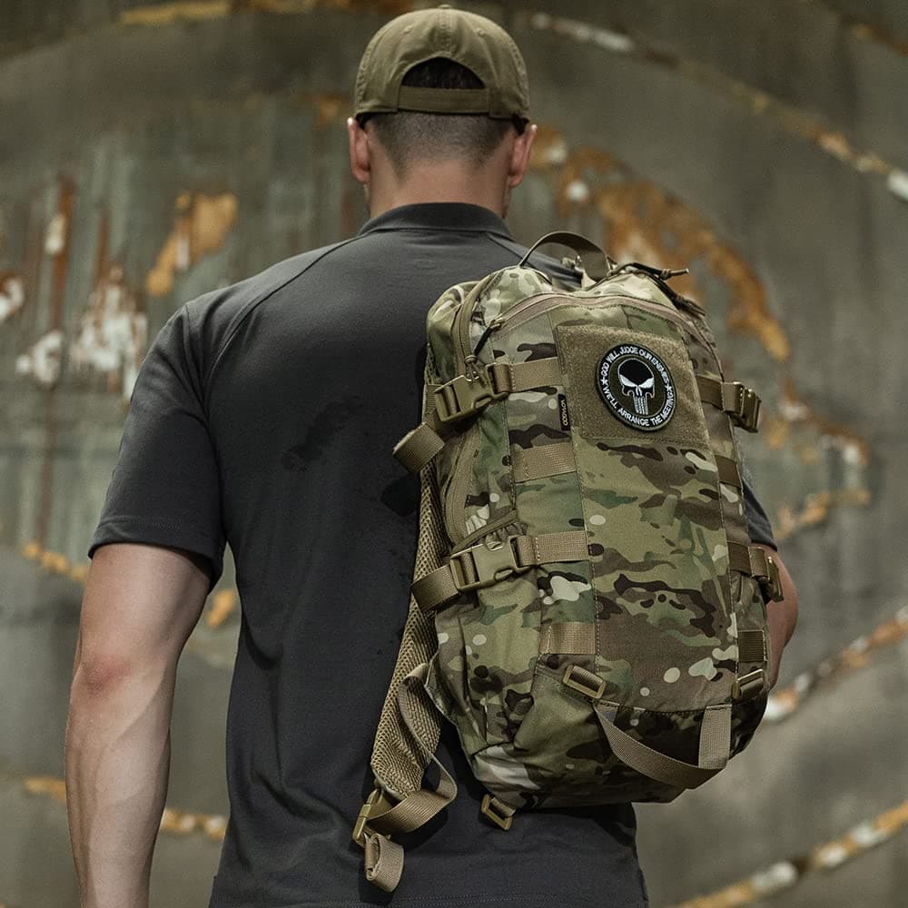 Tactical Military Outdoor Hiking Molle Rucksack Assault Pack - Image 8