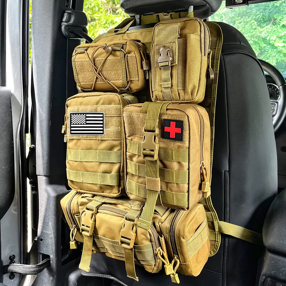 Tactical MOLLE Seat Organizer Full Set - Image 2