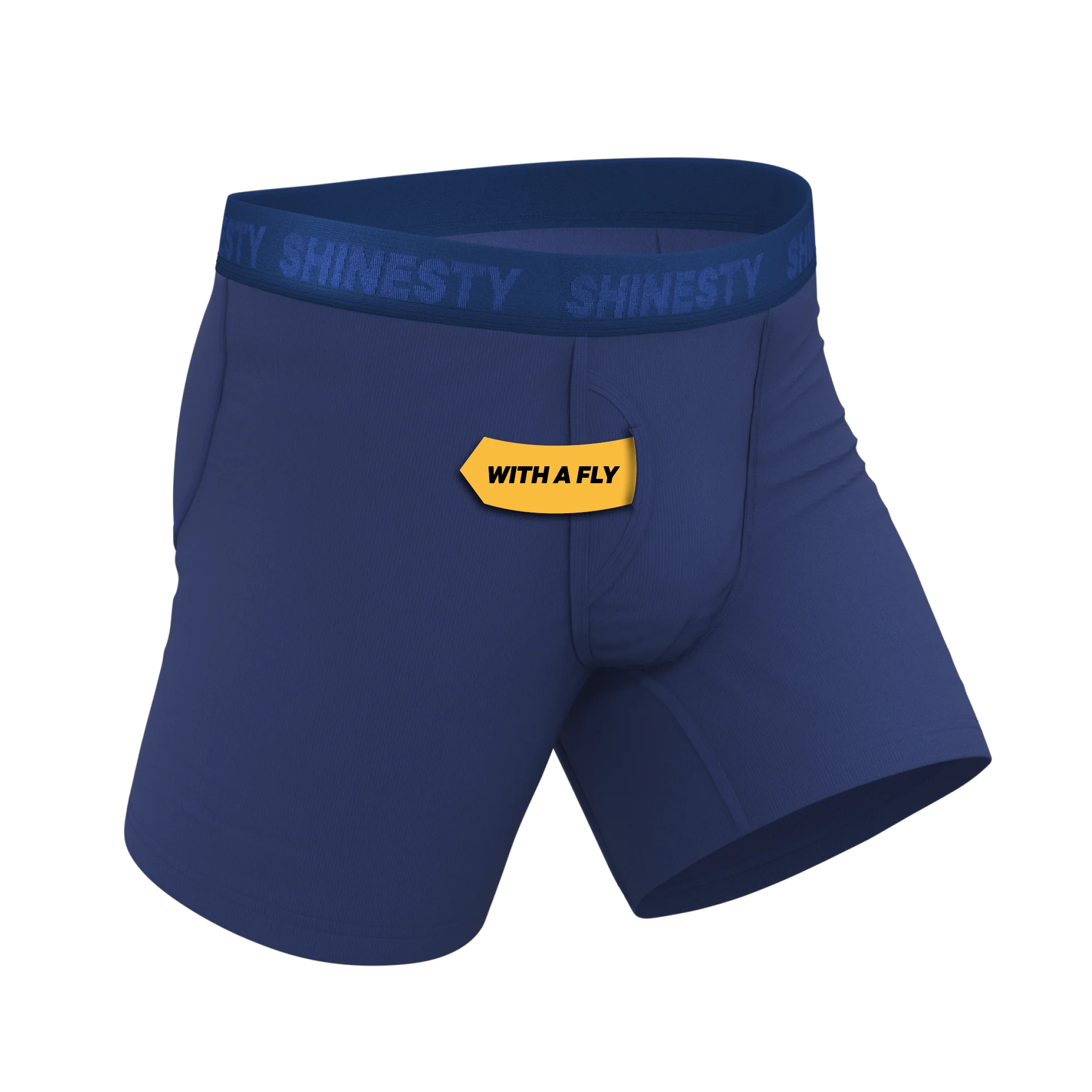 The Bloom Moon | Tonal Navy Ball Hammock® Pouch Underwear With Fly - Image 3