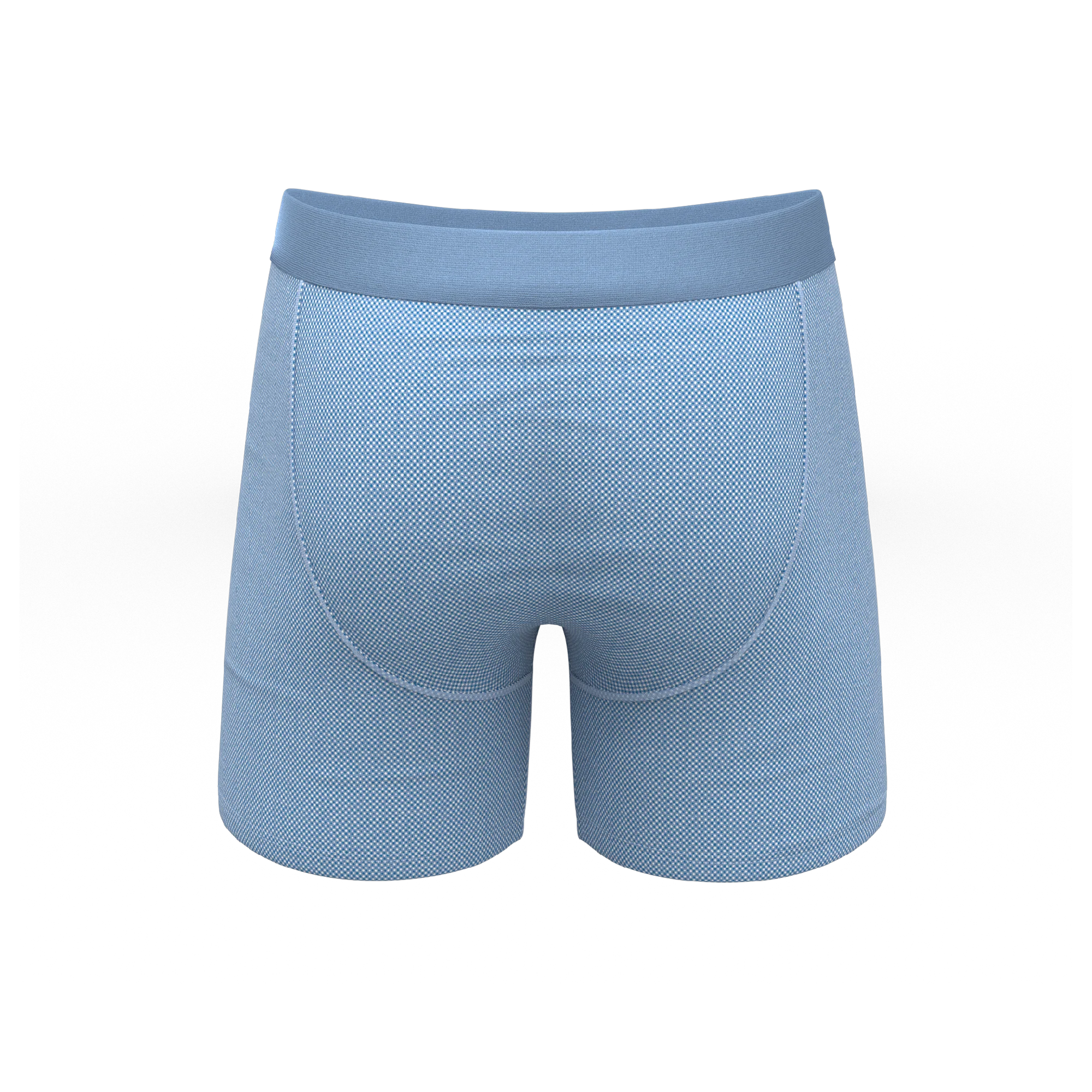 The Chambray All Day | Blue Chambray Ball Hammock® Pouch Underwear With Fly - Image 5