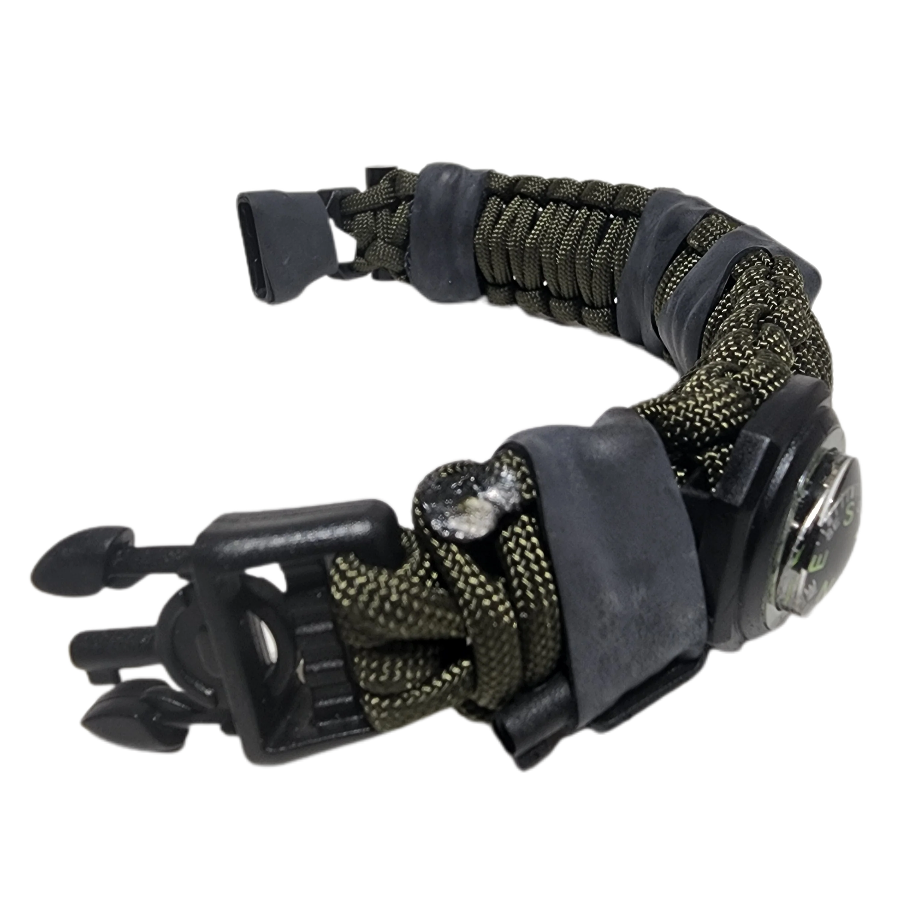 The Escape Evade Pathfinder: Military & Tactical Strap w/ SERE kit, Compass, Kevlar Saw, Cuff Key. - Image 4