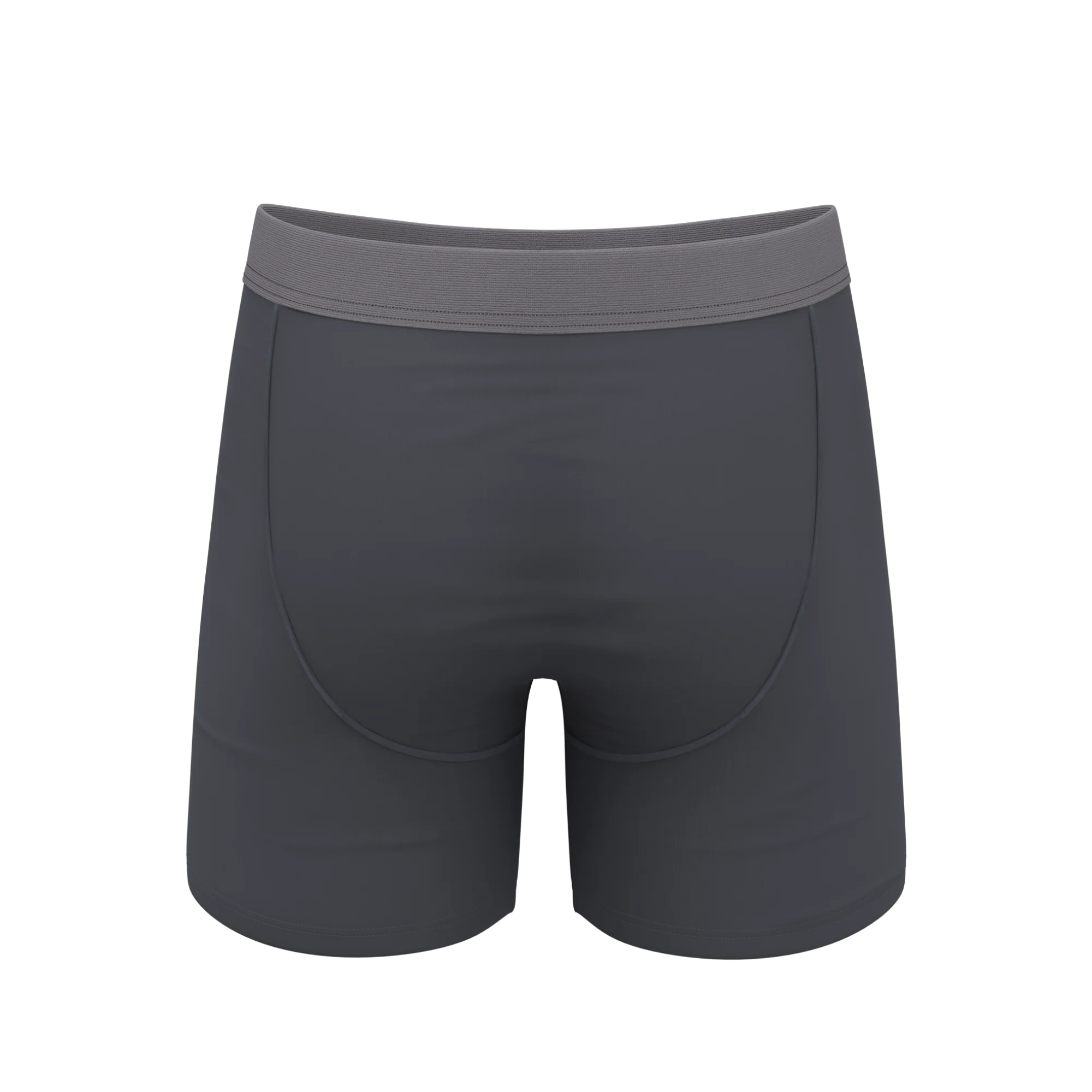 The Slate Expectations | Grey Tonal Ball Hammock® Pouch Underwear With Fly - Image 5