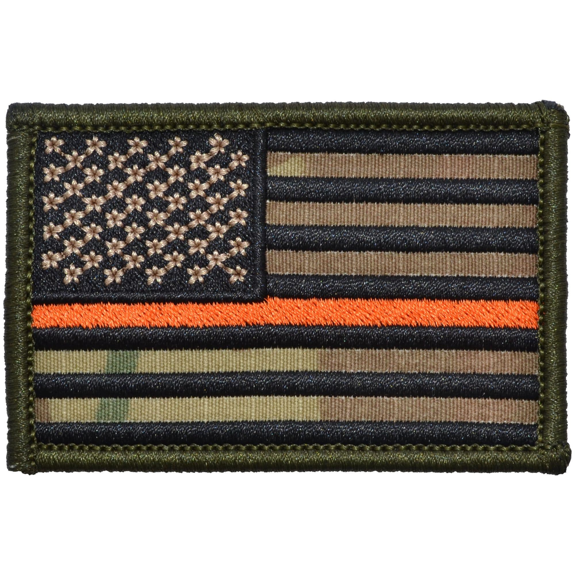 Thin Orange Line Search & Rescue USA Flag - 2x3 Patch - Image 4