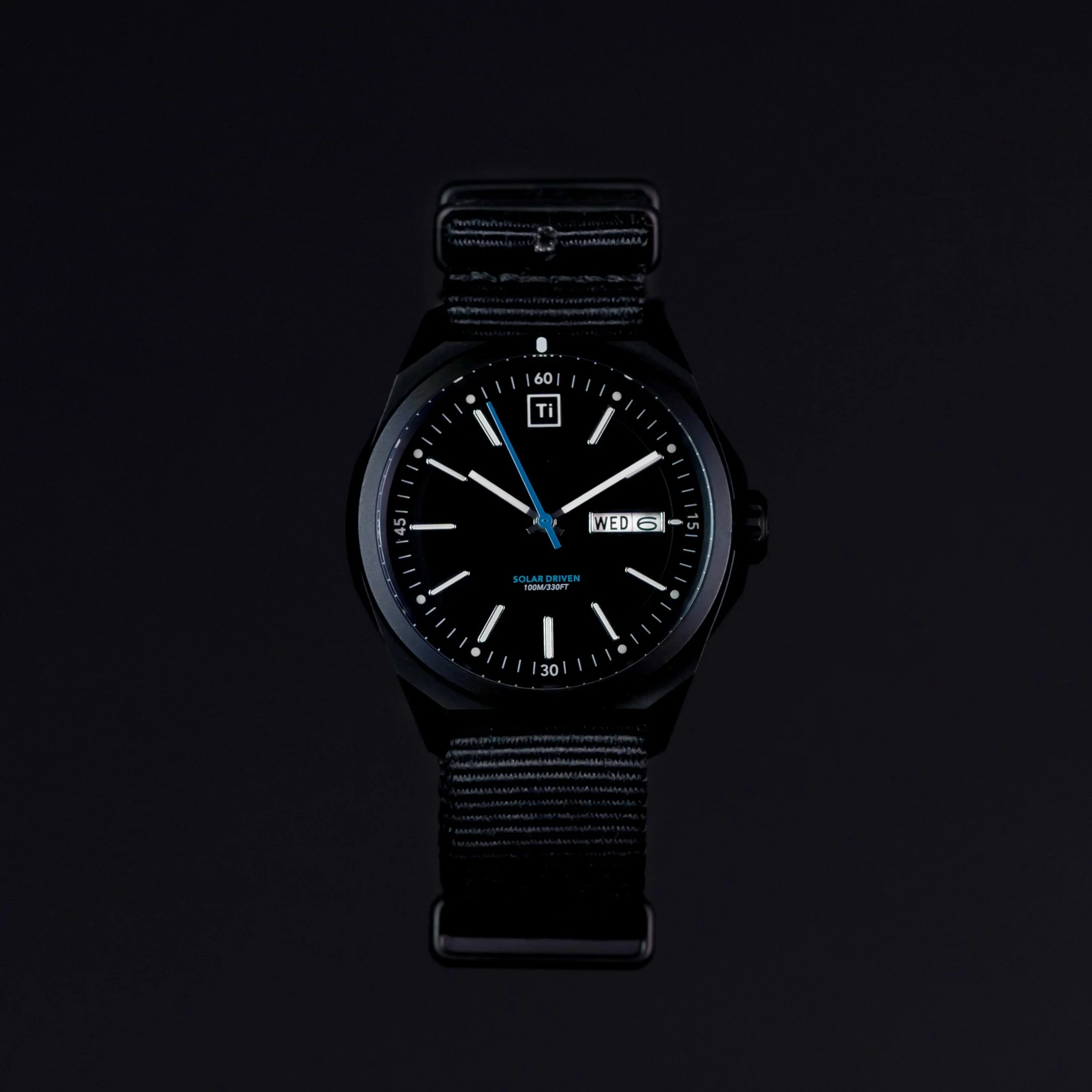Ti Field Watch / Solar Driven / Black - Image 2