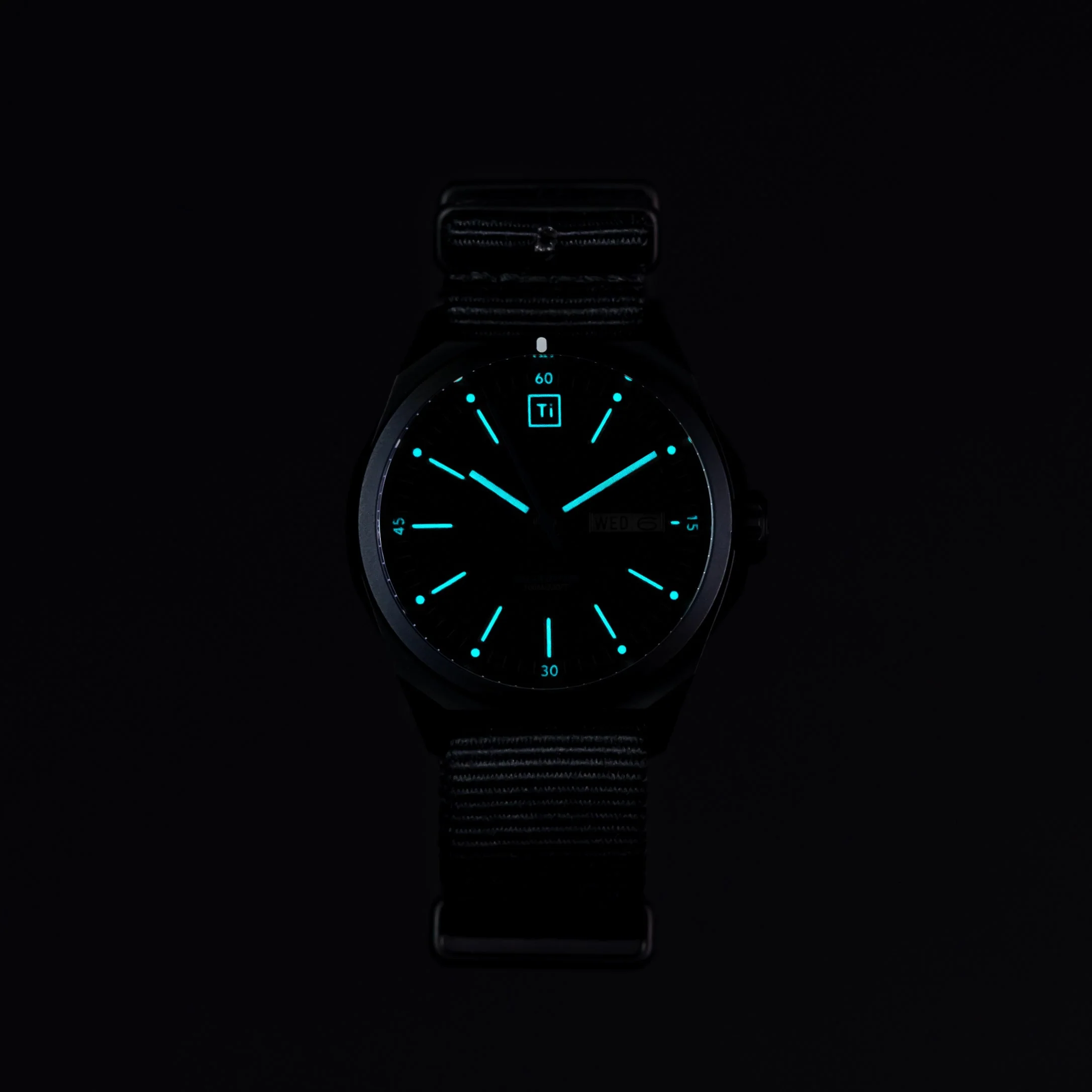 Ti Field Watch / Solar Driven / Black - Image 3