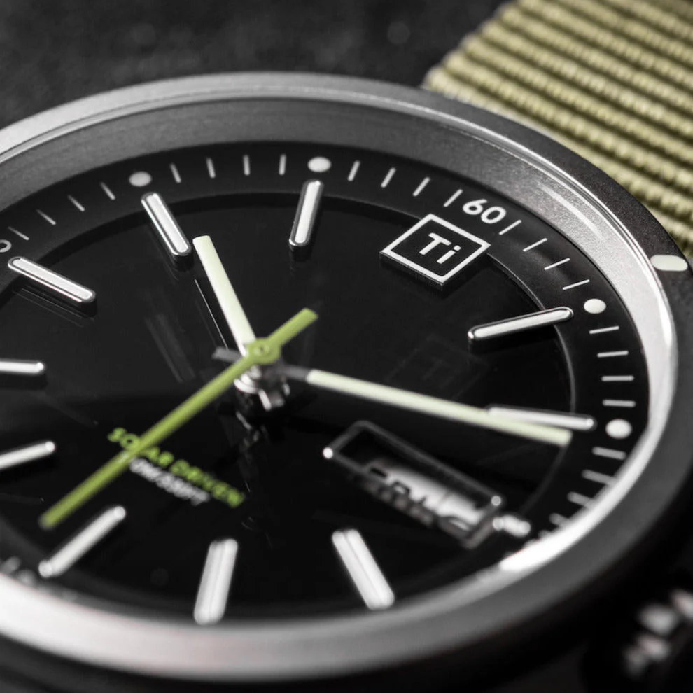 Ti Field Watch / Solar Driven / Stonewashed - Image 5