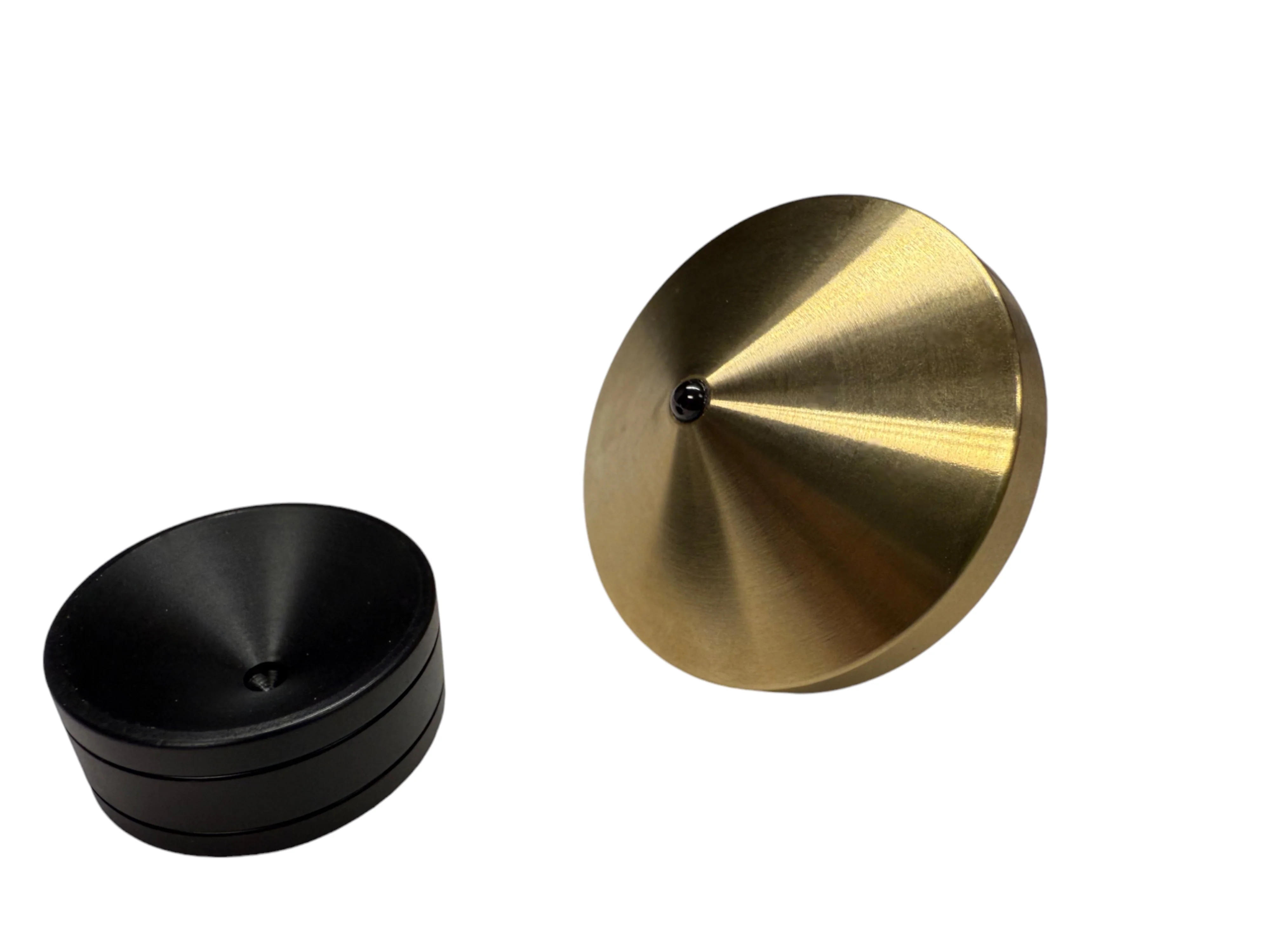 Tip Top - Tungsten / Brass - Spinning Top + Delrin Stand by Maratac® - Image 12