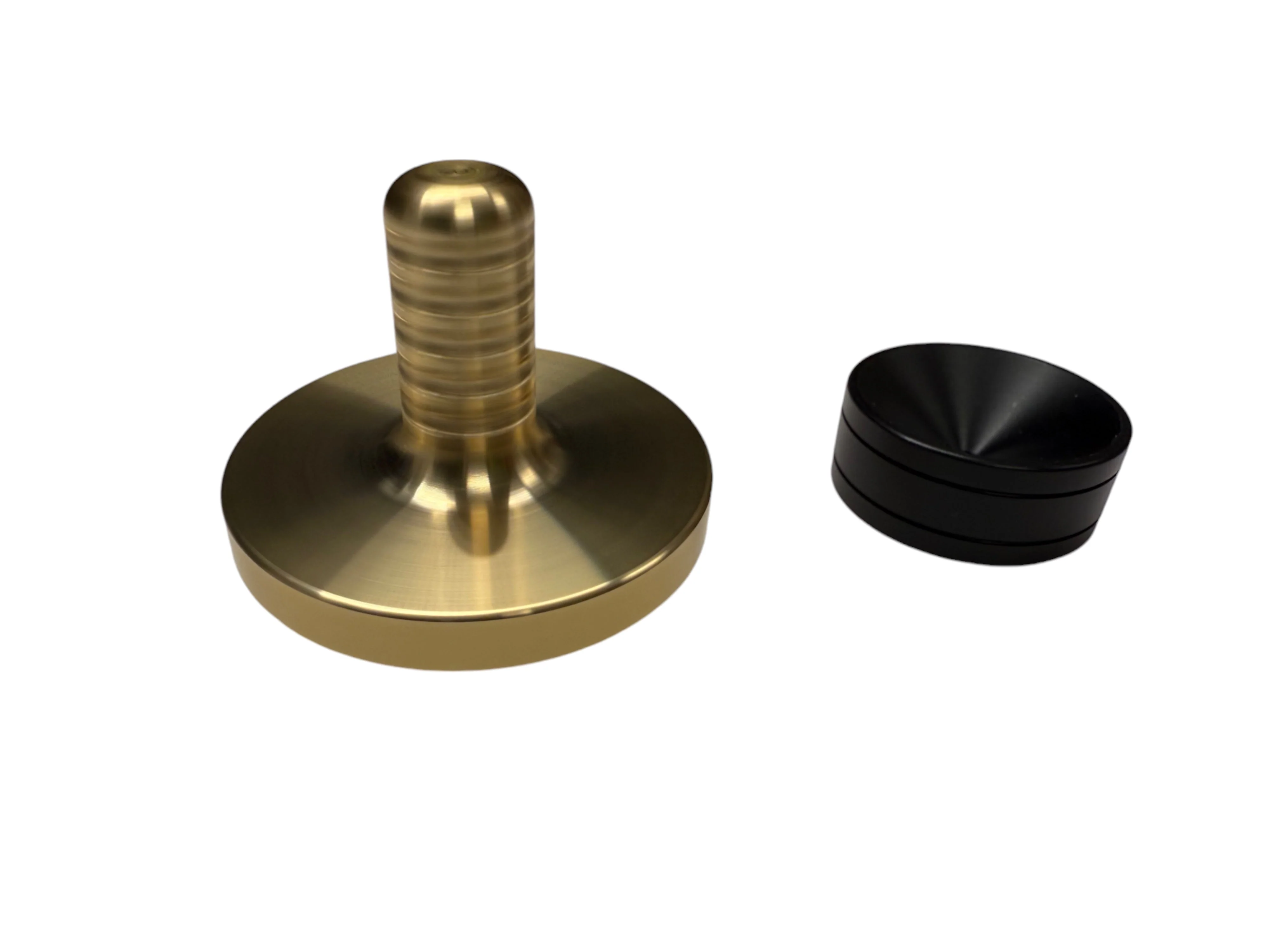 Tip Top - Tungsten / Brass - Spinning Top + Delrin Stand by Maratac® - Image 13