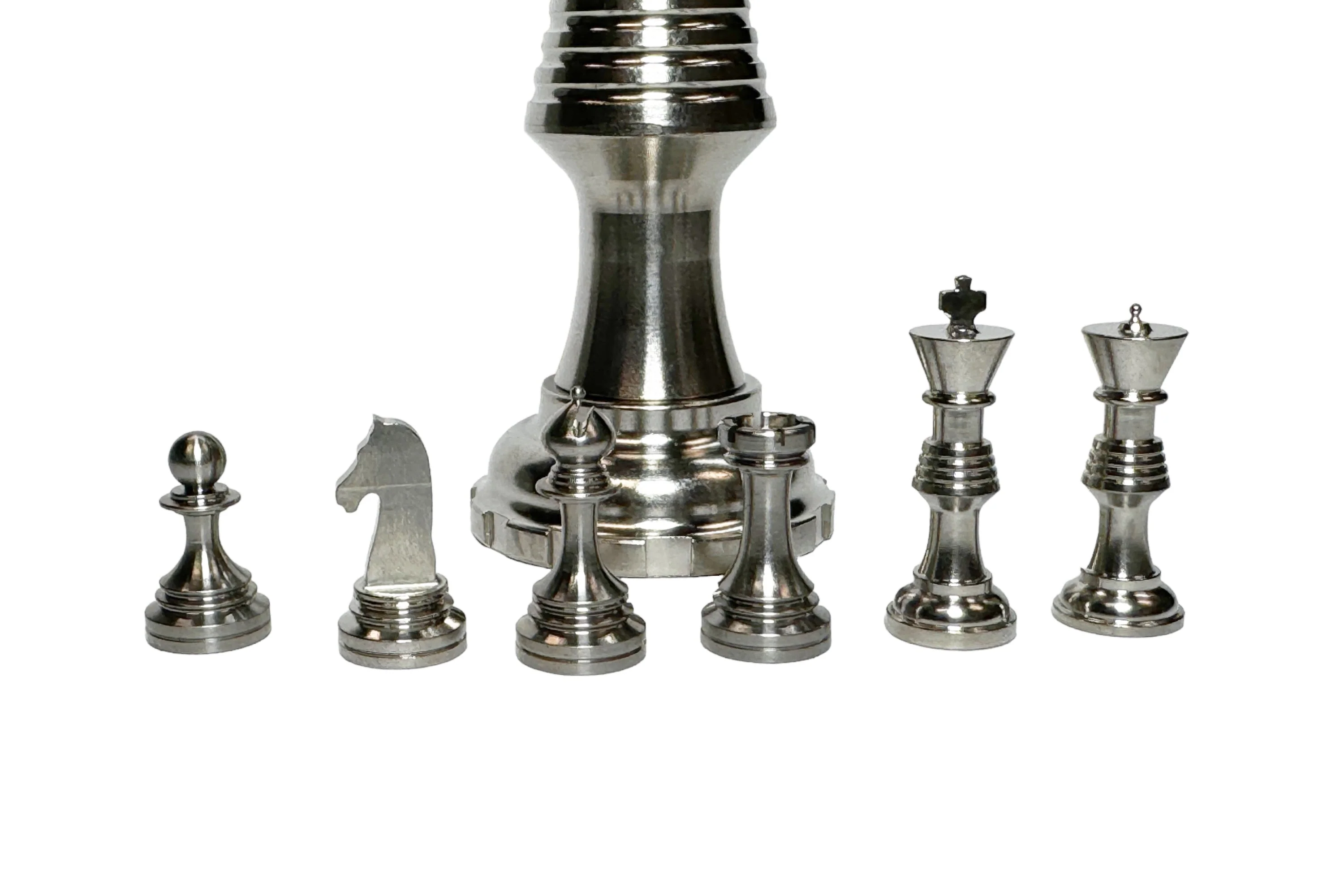 Titanium Chess Pieces ( Worlds Smallest ) by Maratac® - Build-A-Set - Image 3