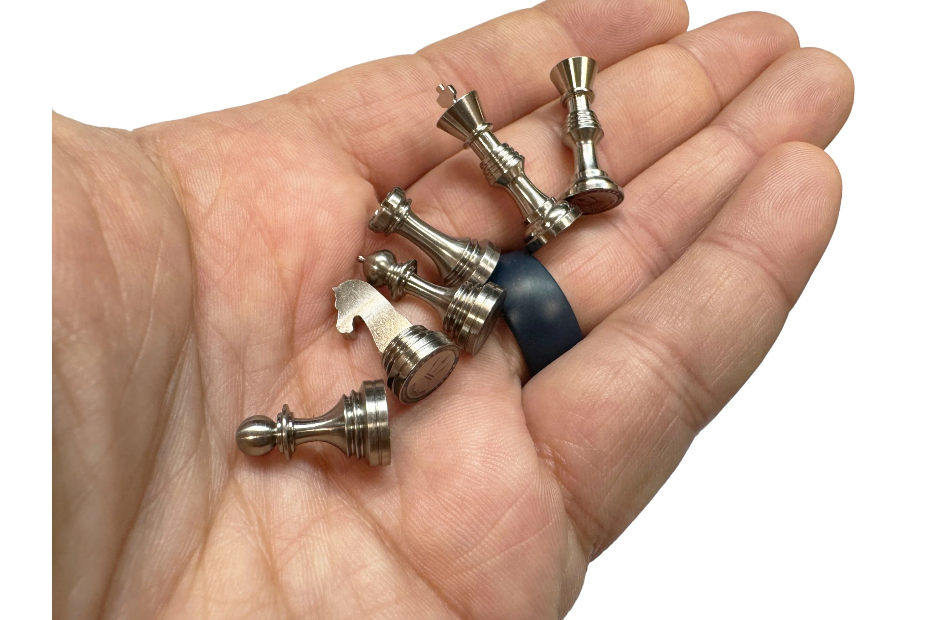 Titanium Chess Pieces ( Worlds Smallest ) by Maratac® - Build-A-Set - Image 4