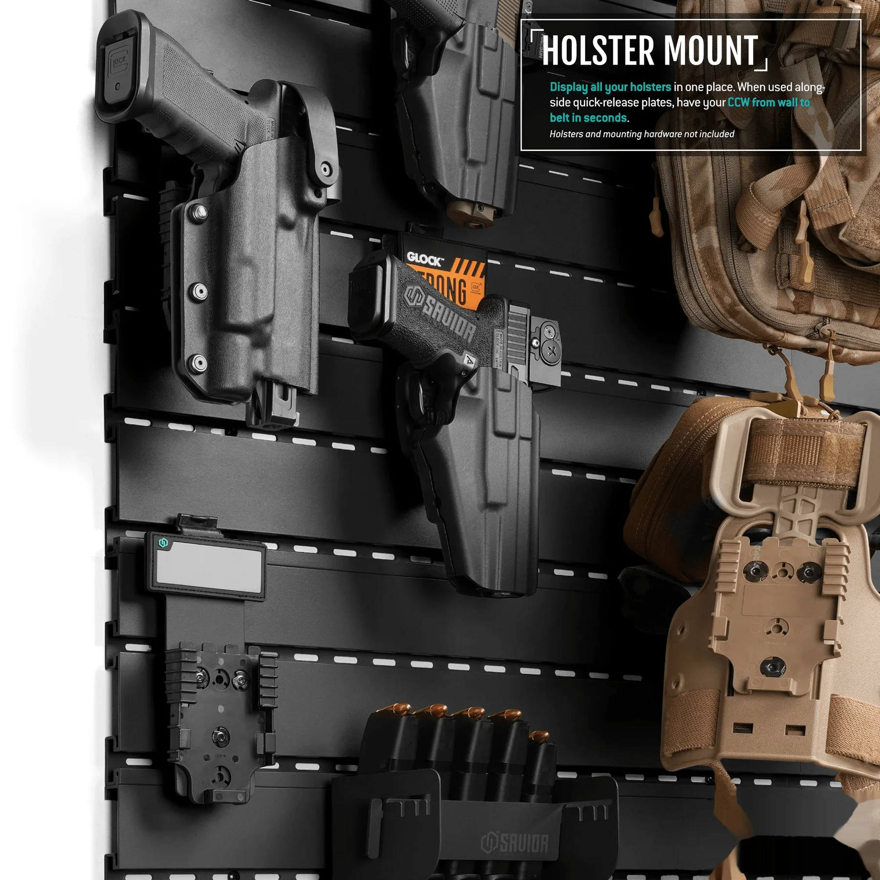 Wall Rack System - Holster Mount (2 Pack) - Image 2