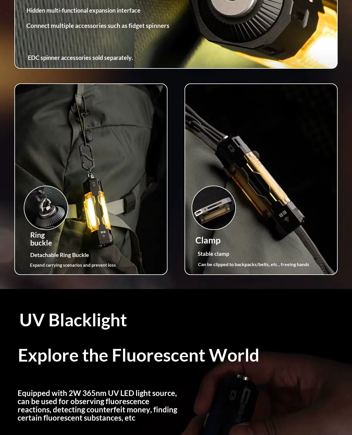 Wuben E8 V2 Modular Flashlight 🔥 CC Exclusive Custom Combo Kit 🔥 Now Shipping! - Image 14