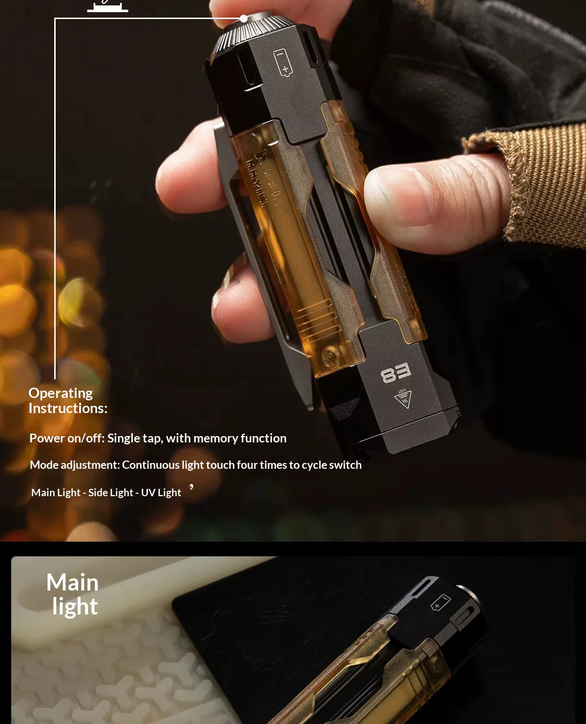 Wuben E8 V2 Modular Flashlight 🔥 CC Exclusive Custom Combo Kit 🔥 Now Shipping! - Image 17