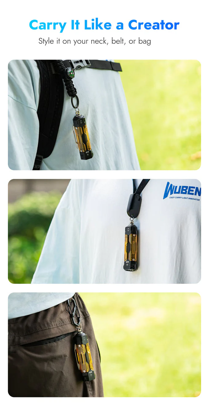 Wuben E8 V2 Modular Flashlight 🔥 CC Exclusive Custom Combo Kit 🔥 Now Shipping! - Image 25
