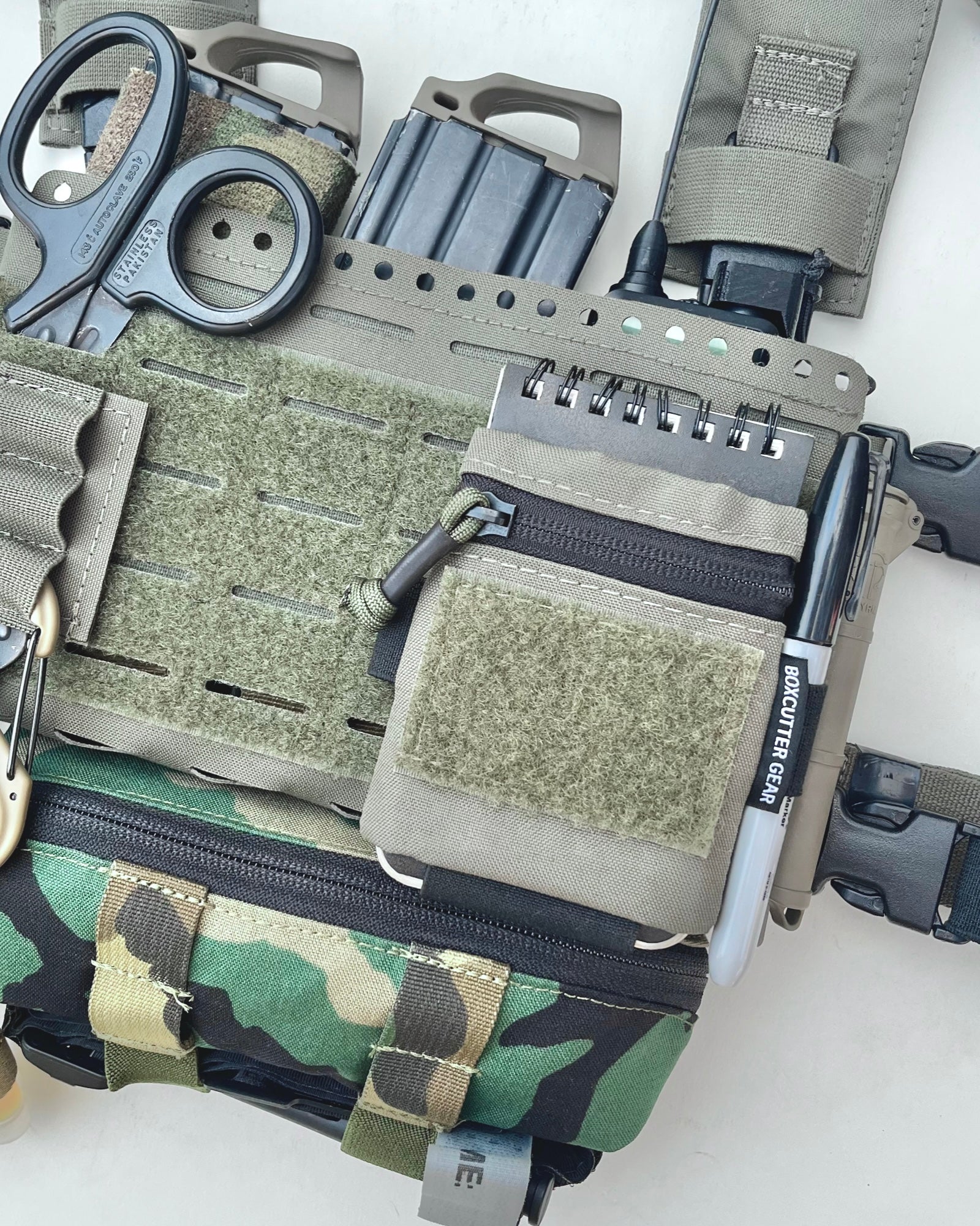 [ZAP]-v Zippered Admin Pocket -(Velcro Backed) - Image 7